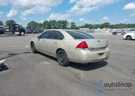 2008 Chevrolet Impala Police from USA, damaged, VIN 2G1WS553281334043